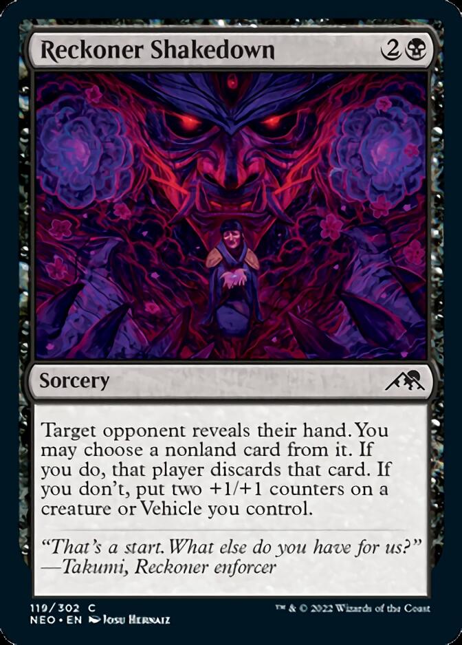 Reckoner Shakedown [Kamigawa: Neon Dynasty] | Good Games Adelaide SA