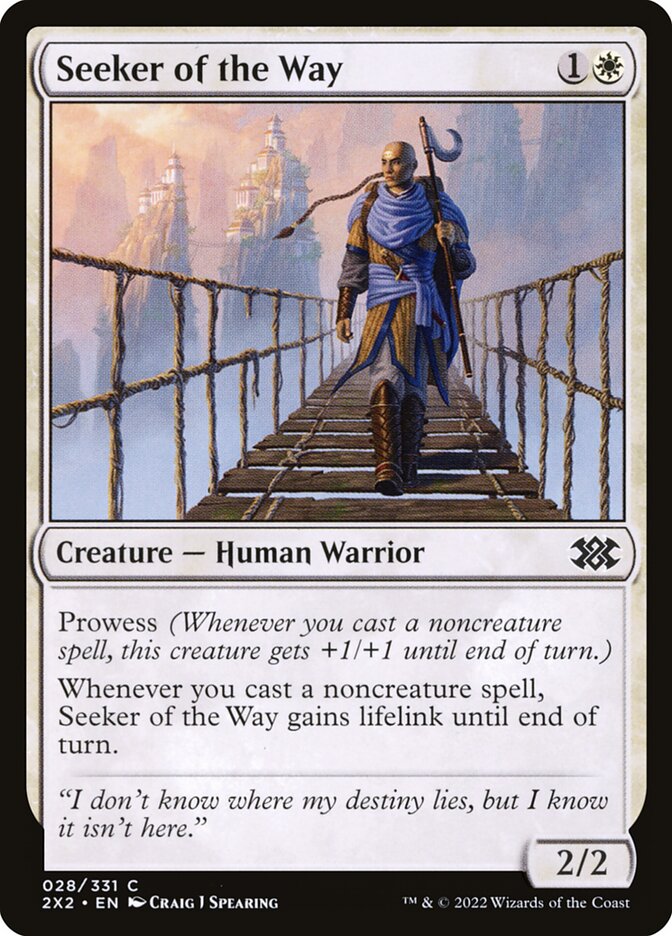 Seeker of the Way 28 (Double Masters 2022)  - Foil | Good Games Adelaide SA