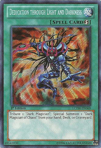 Dedication through Light and Darkness [LCYW-EN069] Secret Rare | Good Games Adelaide SA