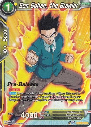 Son Gohan, the Brawler (BT14-098) [Cross Spirits Prerelease Promos] | Good Games Adelaide SA