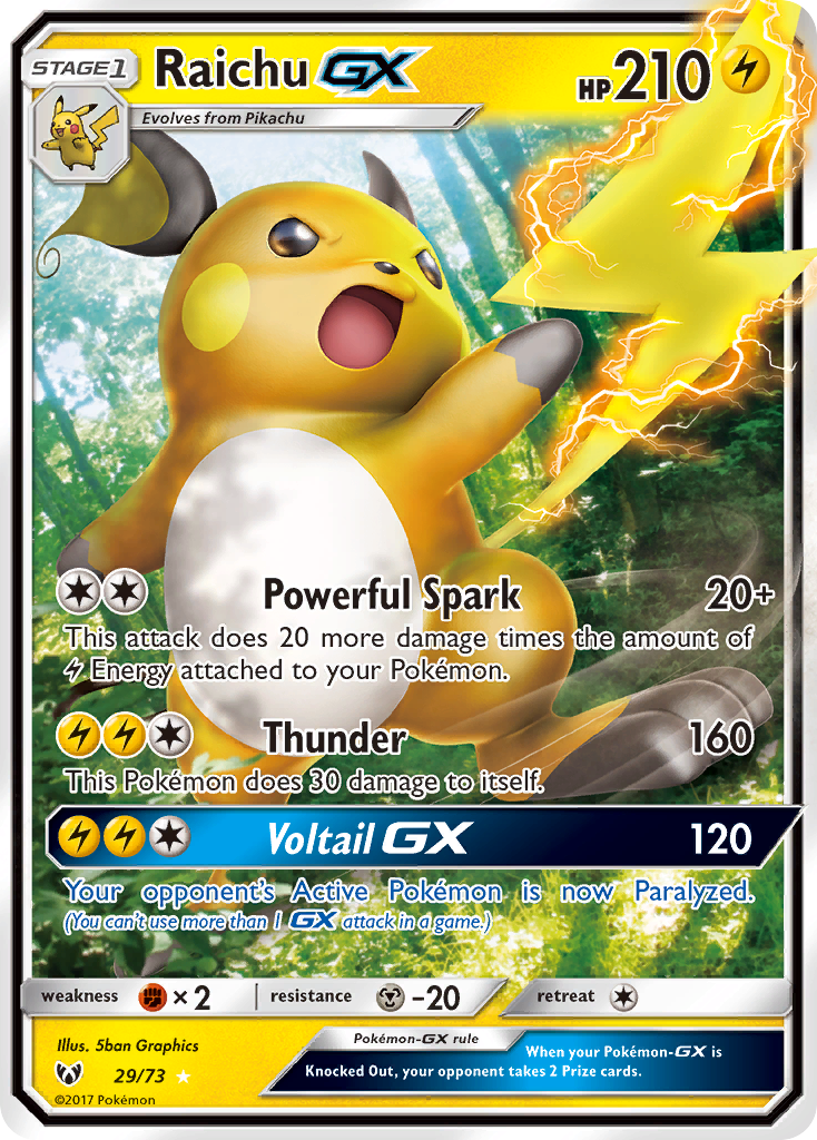 Raichu GX (29/73) [Sun & Moon: Shining Legends] | Good Games Adelaide SA