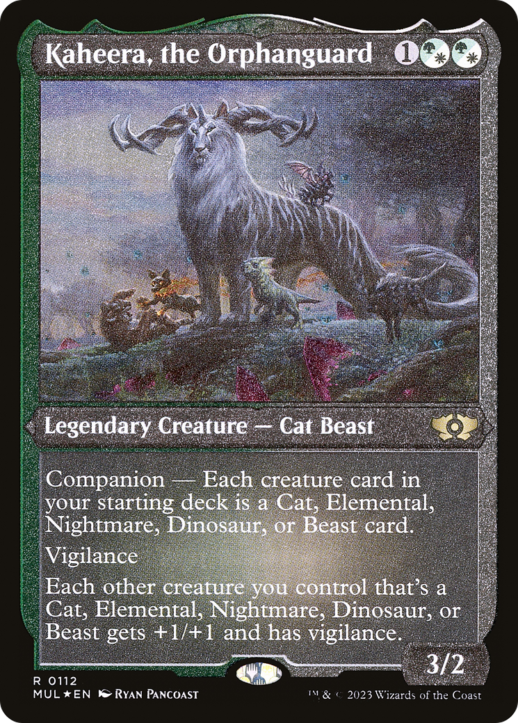 Kaheera, the Orphanguard (Foil Etched) [Multiverse Legends] | Good Games Adelaide SA