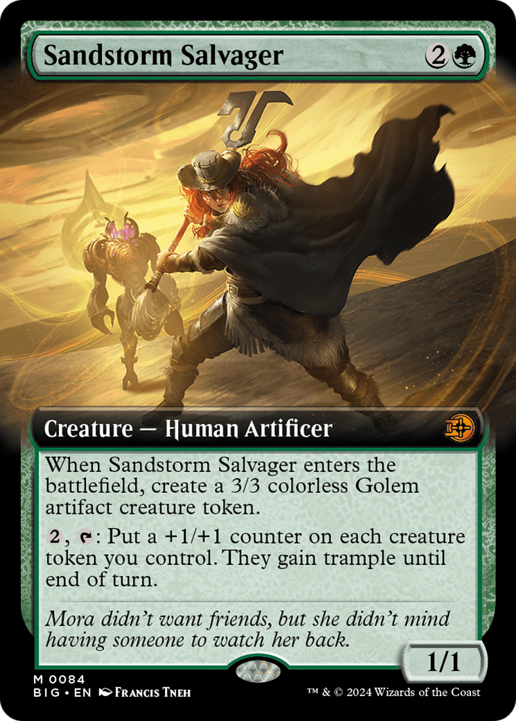 Sandstorm Salvager (Extended Art) [Outlaws of Thunder Junction: The Big Score] | Good Games Adelaide SA