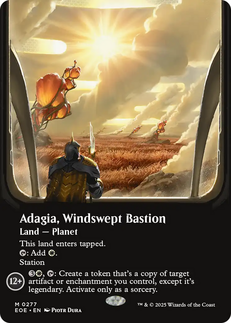 Adagia, Windswept Bastion (Borderless) [Edge of Eternities] | Good Games Adelaide SA