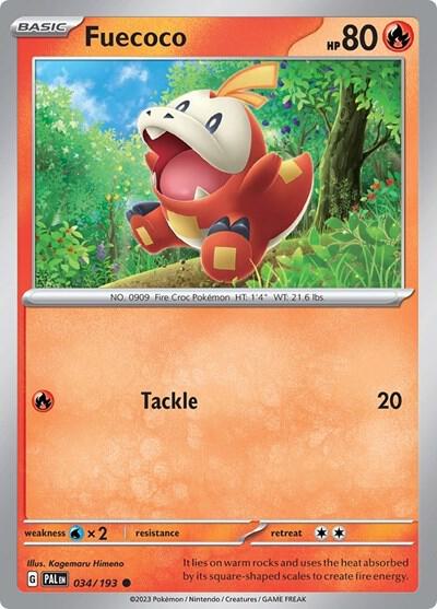 Fuecoco Summer 2023 Collector Chest 034/193 (Miscellaneous Cards & Products)  - Holofoil | Good Games Adelaide SA