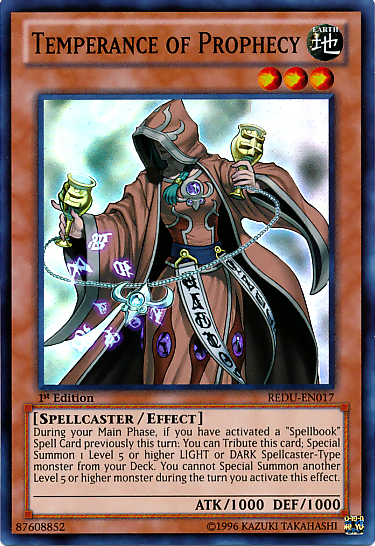 Temperance of Prophecy [REDU-EN017] Super Rare | Good Games Adelaide SA