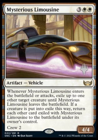 Mysterious Limousine (Promo Pack) [Streets of New Capenna Promos] | Good Games Adelaide SA