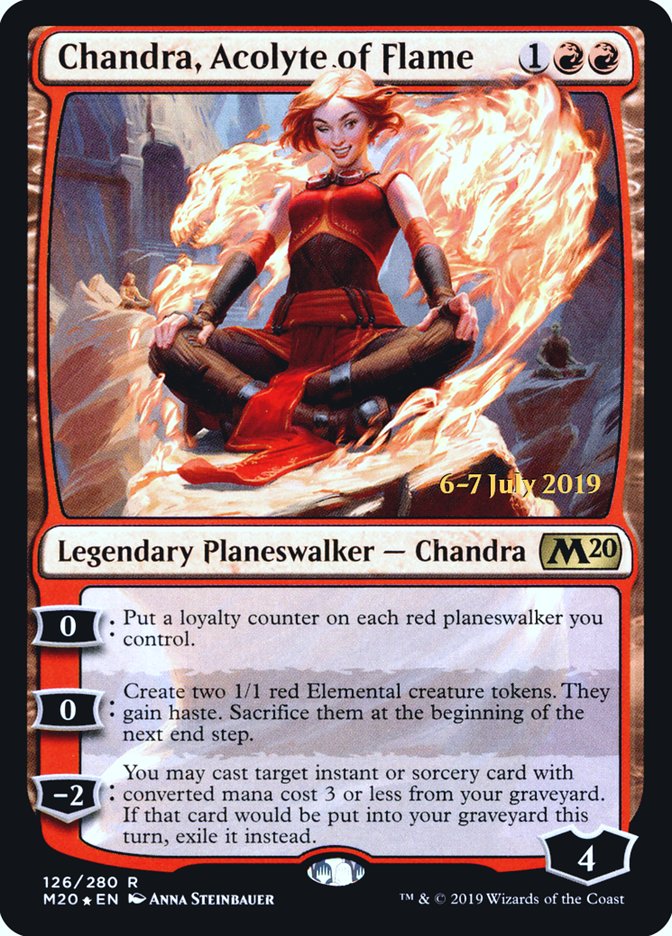 Chandra, Acolyte of Flame  [Core Set 2020 Prerelease Promos] | Good Games Adelaide SA