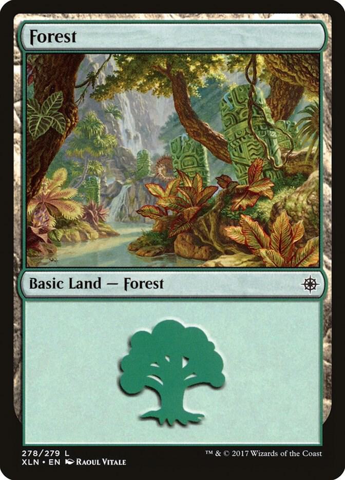 Forest 278 (Ixalan)  - Foil | Good Games Adelaide SA