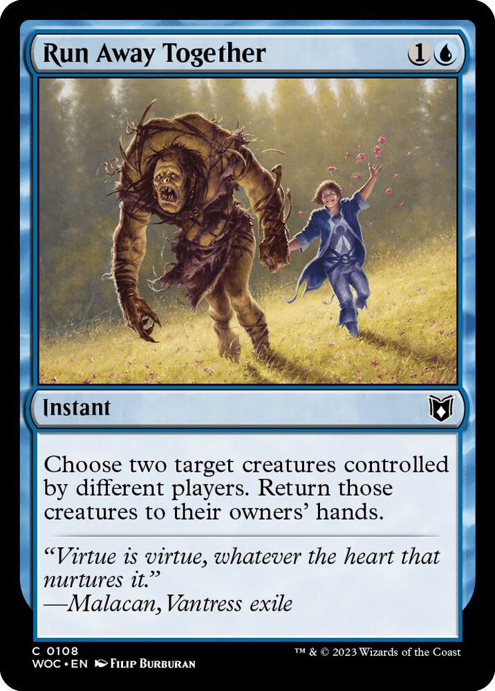 Run Away Together 108 (Commander: Wilds of Eldraine)  | Good Games Adelaide SA