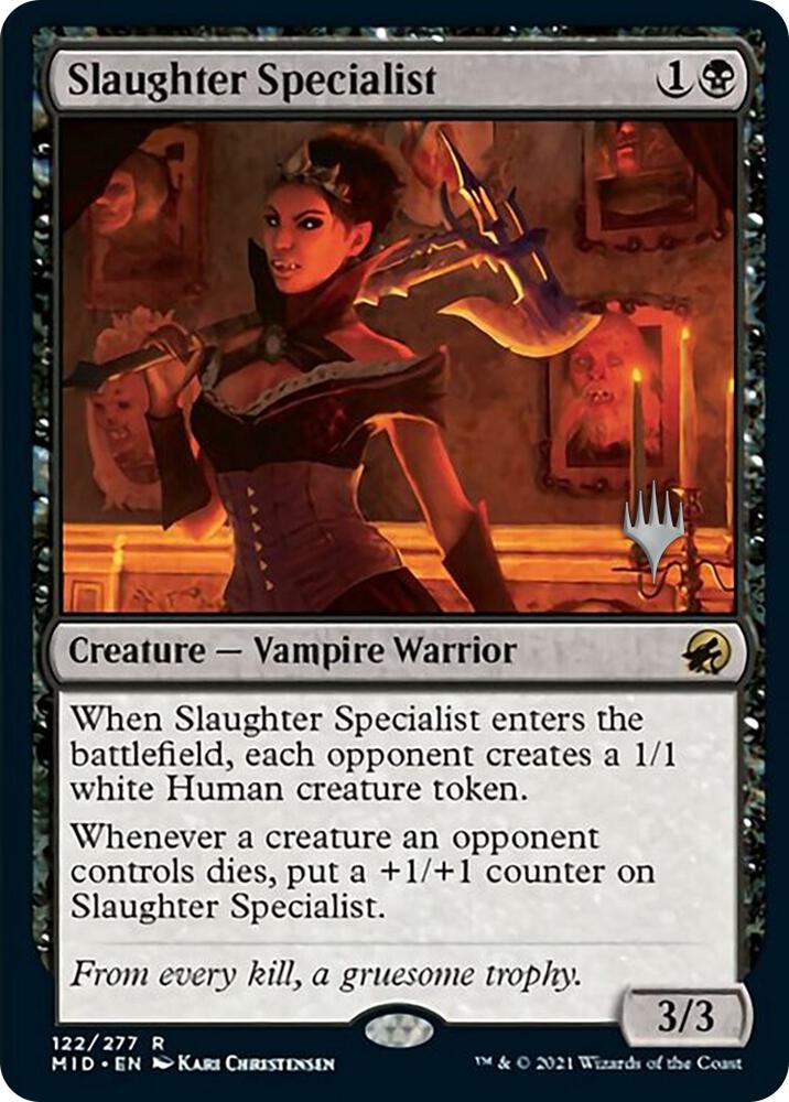 Slaughter Specialist 122p/171 (Promo Pack: Innistrad: Midnight Hunt)  | Good Games Adelaide SA