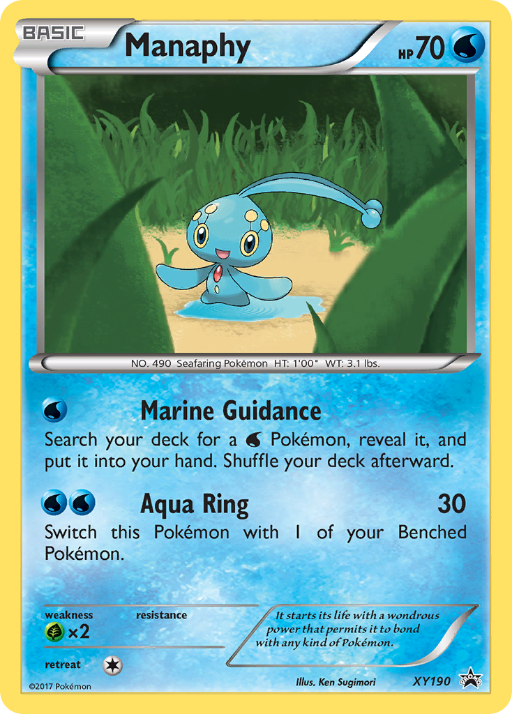 Manaphy (XY190) [XY: Black Star Promos] | Good Games Adelaide SA