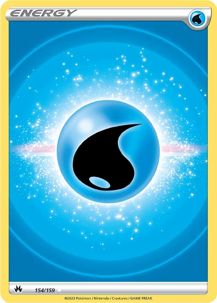 Water Energy (154/159) (Texture Full Art) [Sword & Shield: Crown Zenith] | Good Games Adelaide SA