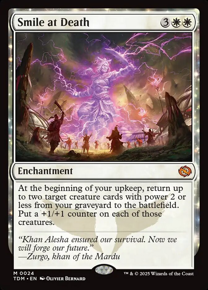 Smile at Death 24 (Tarkir: Dragonstorm)  - Foil | Good Games Adelaide SA