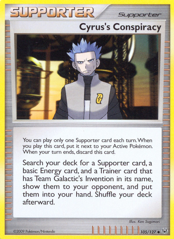 Cyrus's Conspiracy (105/127) [Platinum: Base Set] | Good Games Adelaide SA