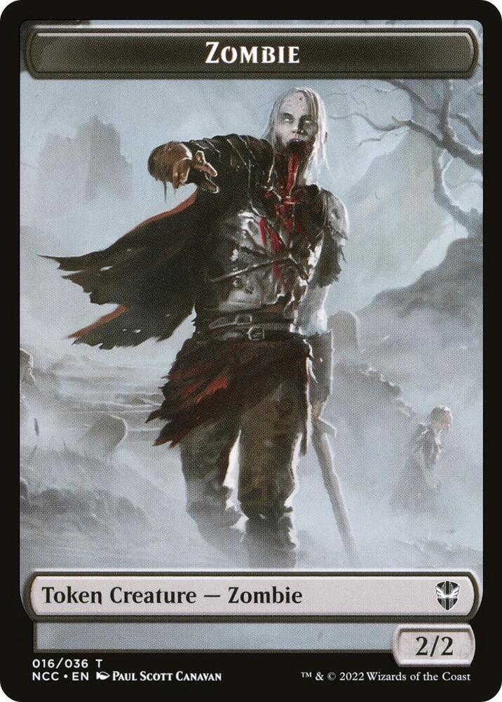 Zombie Drake Double Sided Token 16 // 10 (Commander: Streets of New Capenna)  | Good Games Adelaide SA