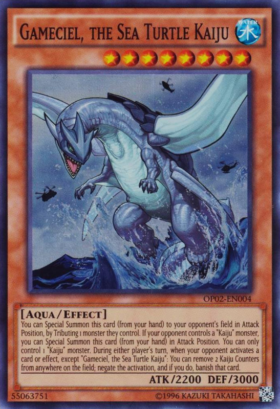 Gameciel, the Sea Turtle Kaiju [OP02-EN004] Super Rare | Good Games Adelaide SA