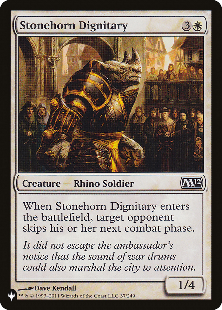 Stonehorn Dignitary [The List Reprints] | Good Games Adelaide SA