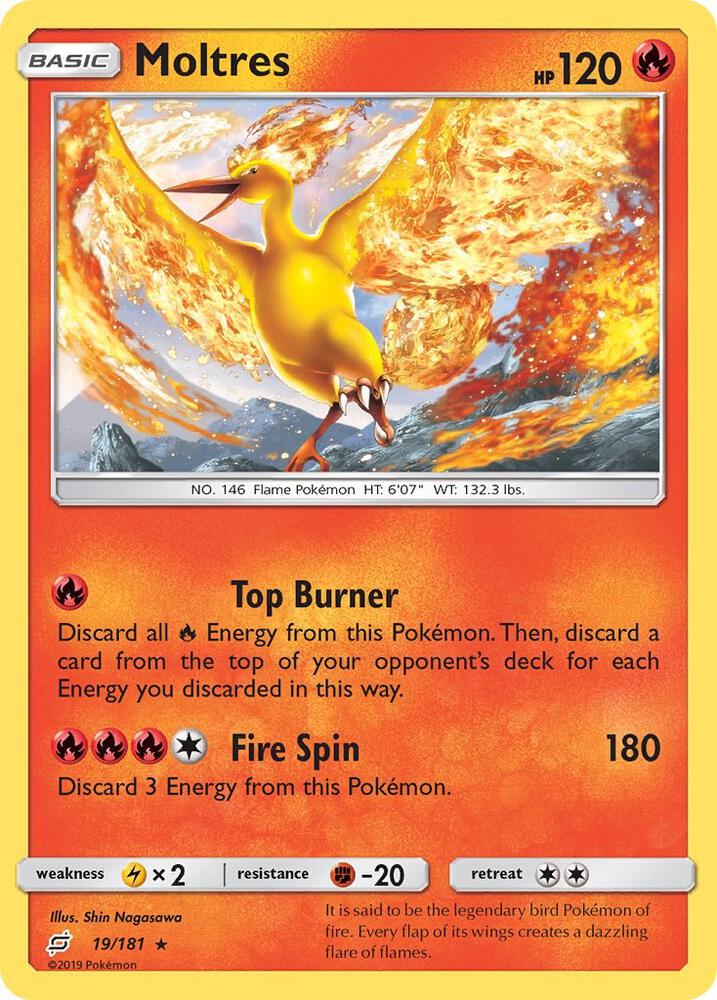 Moltres 19/181 (SM - Team Up)  - Holofoil | Good Games Adelaide SA