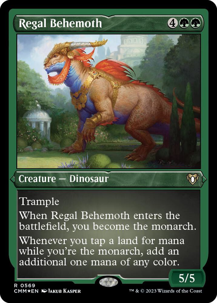Regal Behemoth 569 (Commander Masters)  - Etched Foil | Good Games Adelaide SA