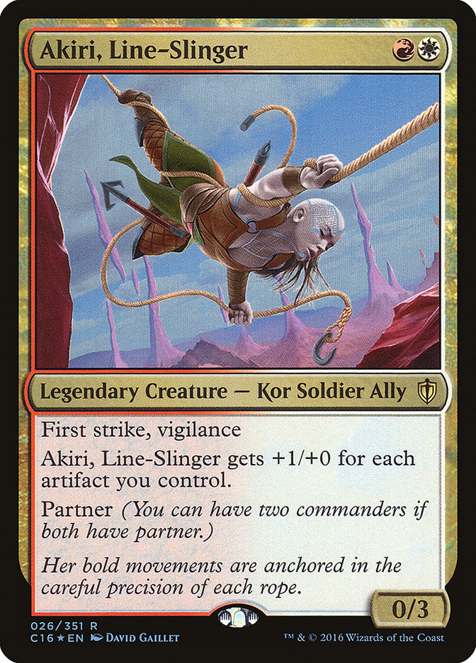 Akiri, Line-Slinger 26 (Commander 2016)  - Foil | Good Games Adelaide SA