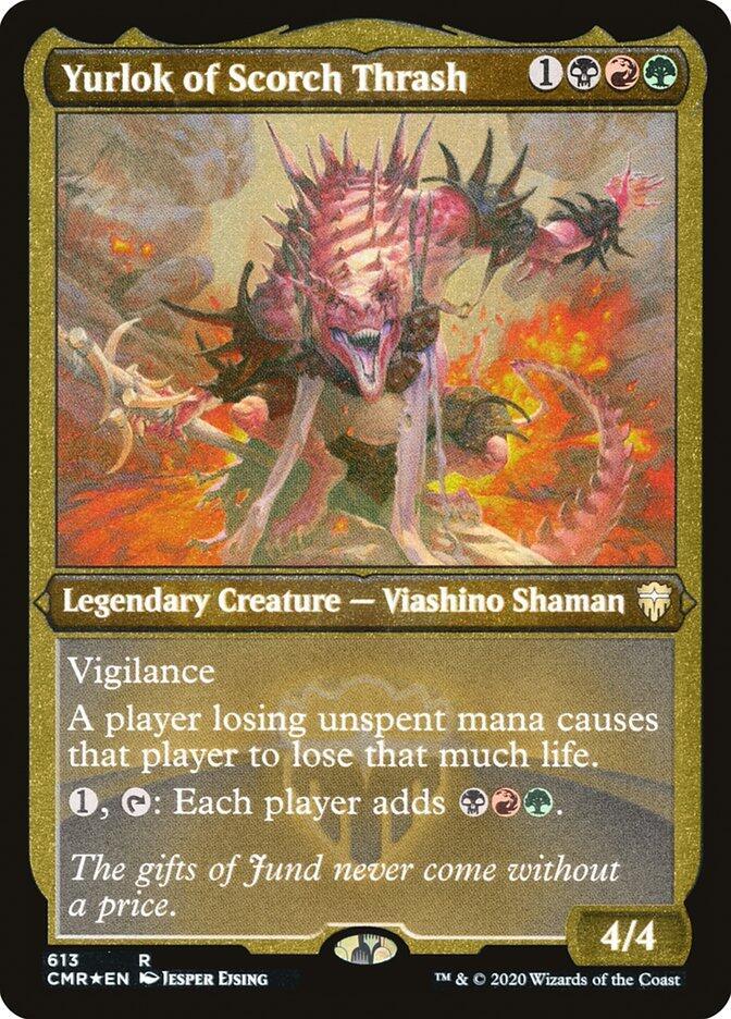 Yurlok of Scorch Thrash Foil Etched 613 (Commander Legends)  - Foil | Good Games Adelaide SA