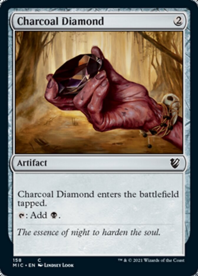 Charcoal Diamond [Innistrad: Midnight Hunt Commander] | Good Games Adelaide SA