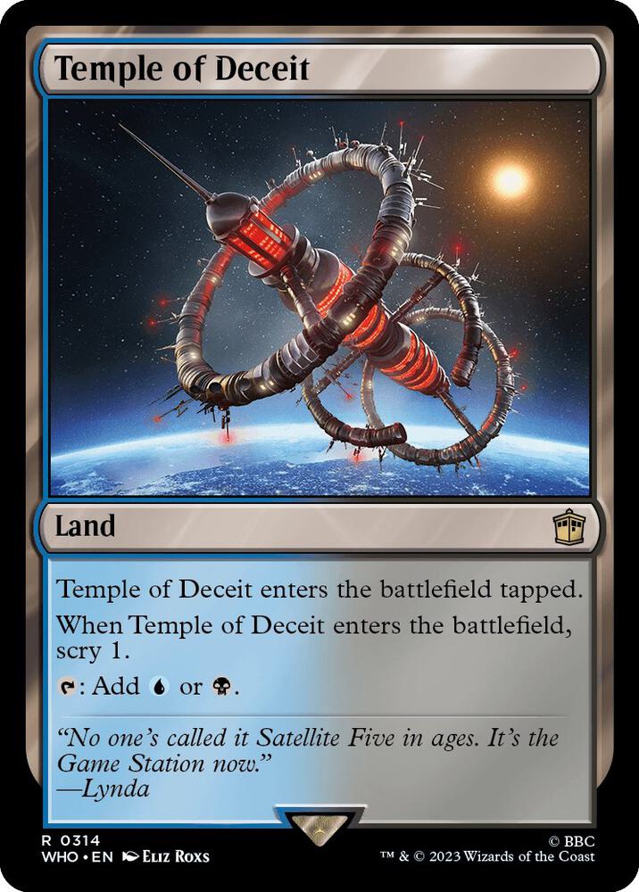 Temple of Deceit 314 (Universes Beyond: Doctor Who)  | Good Games Adelaide SA