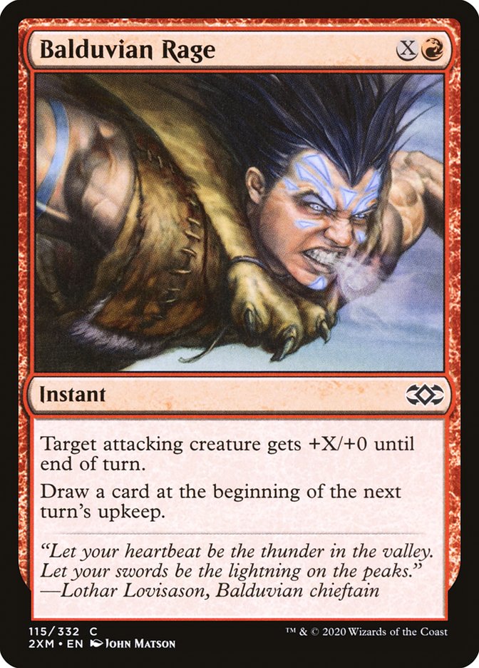 Balduvian Rage [Double Masters] | Good Games Adelaide SA