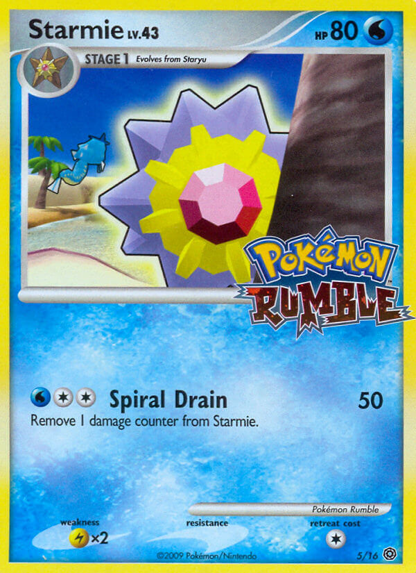 Starmie (5/16) [Pokémon Rumble] | Good Games Adelaide SA