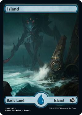 Island 281 Full Art 281 (The Brothers' War)  - Foil | Good Games Adelaide SA