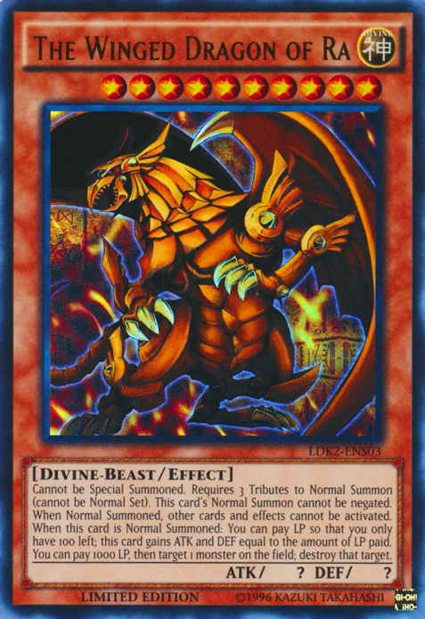 The Winged Dragon of Ra [LDK2-ENS03] Ultra Rare | Good Games Adelaide SA