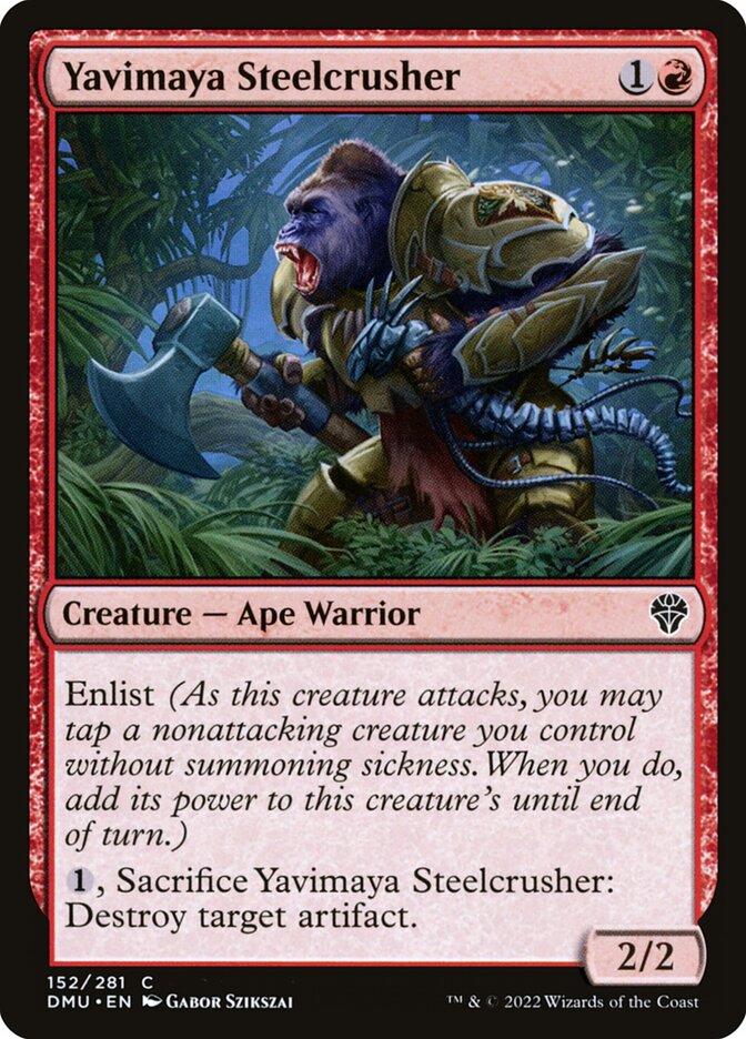 Yavimaya Steelcrusher 152 (Dominaria United)  - Foil | Good Games Adelaide SA