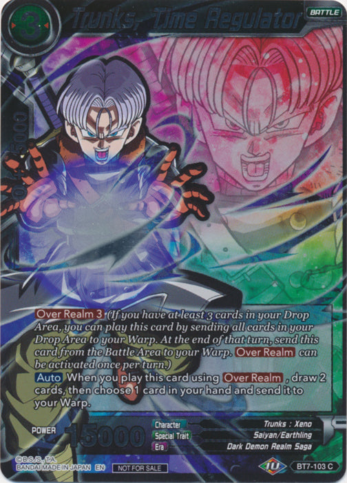 Trunks, Time Regulator (Event Pack 05) (BT7-103) [Promotion Cards] | Good Games Adelaide SA