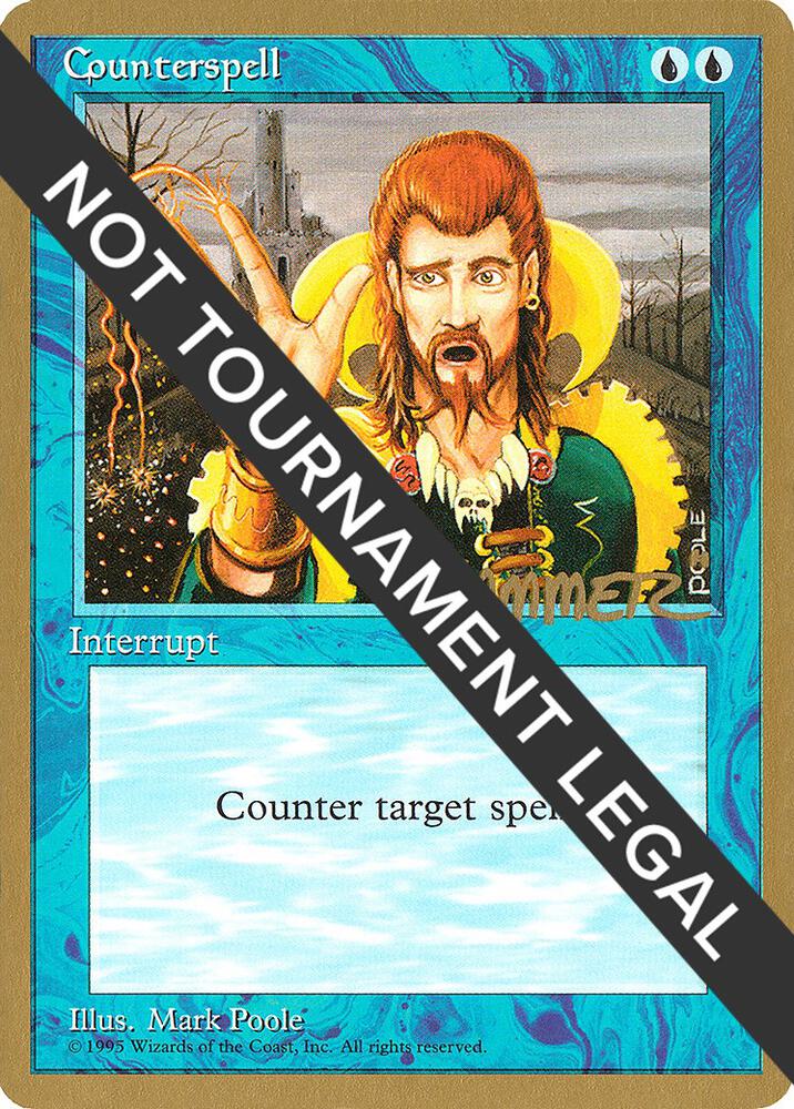 Counterspell 1996 Shawn Hammer Regnier 4ED  (World Championship Decks)  | Good Games Adelaide SA