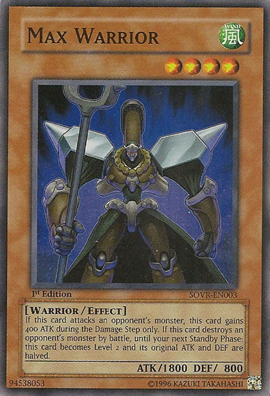 Max Warrior [SOVR-EN003] Super Rare | Good Games Adelaide SA