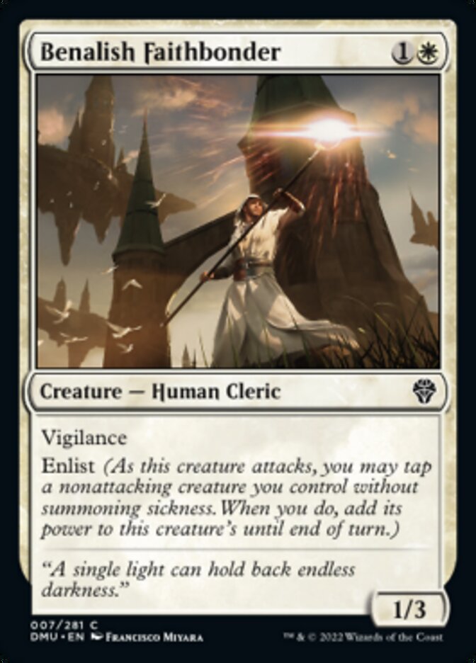 Benalish Faithbonder [Dominaria United] | Good Games Adelaide SA