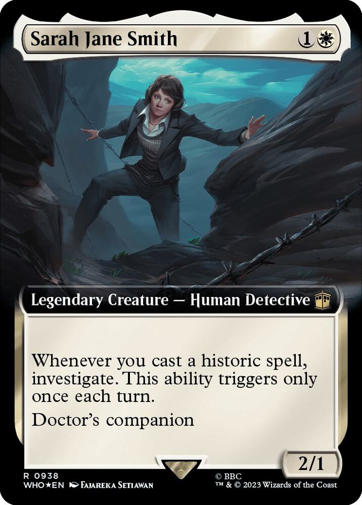 Sarah Jane Smith 938 (Universes Beyond: Doctor Who)  - Foil | Good Games Adelaide SA