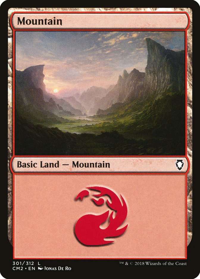 Mountain (301) [Commander Anthology Volume II] | Good Games Adelaide SA