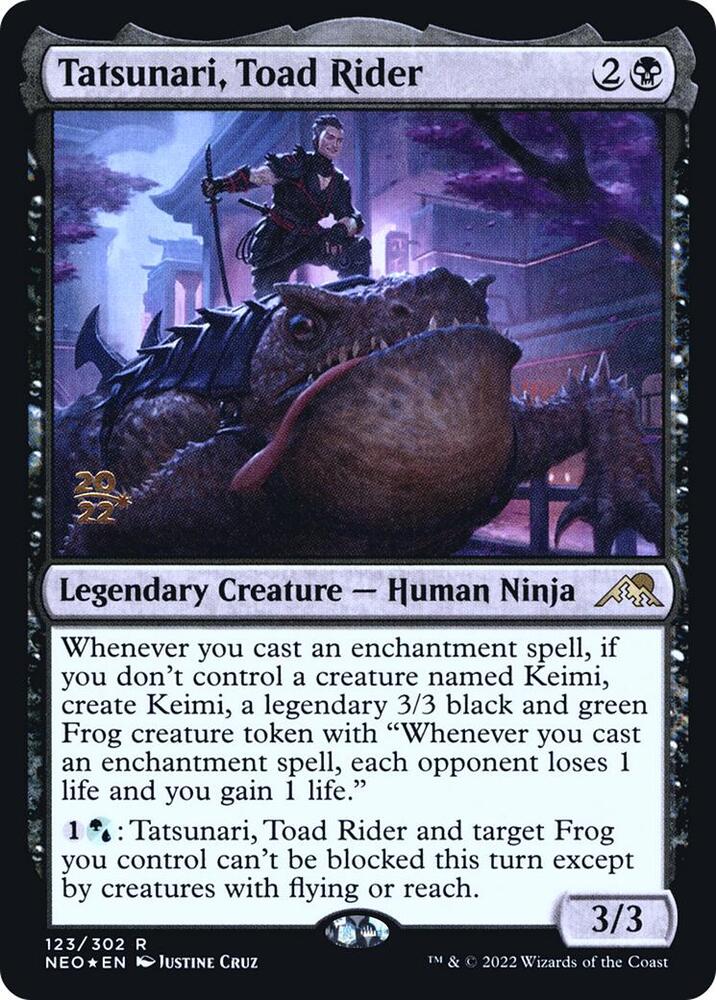 Tatsunari Toad Rider 123 (Prerelease Cards)  - Foil | Good Games Adelaide SA
