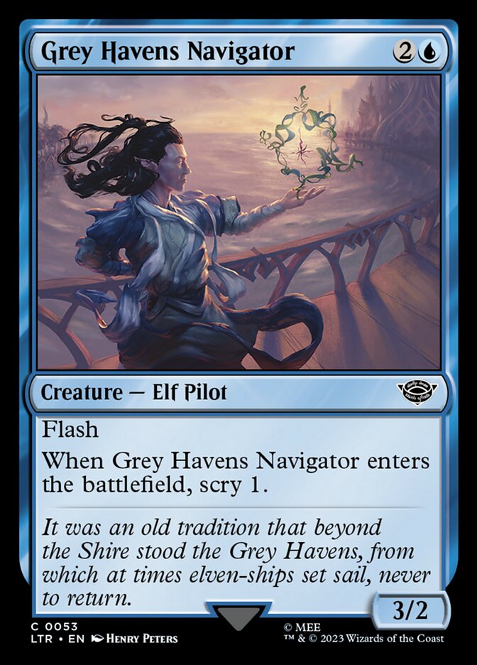 Grey Havens Navigator 53 (Universes Beyond: The Lord of the Rings: Tales of Middle-earth)  - Foil | Good Games Adelaide SA