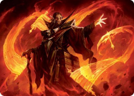 Plargg, Dean of Chaos Art Card [Strixhaven: School of Mages Art Series] | Good Games Adelaide SA