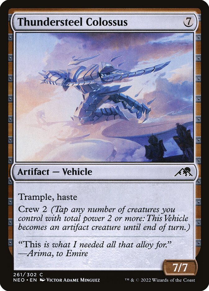 Thundersteel Colossus 261 (Kamigawa: Neon Dynasty)  | Good Games Adelaide SA