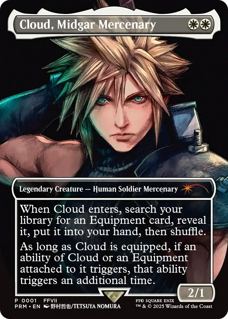 Cloud, Midgar Mercenary [Pro Tour Promos] | Good Games Adelaide SA