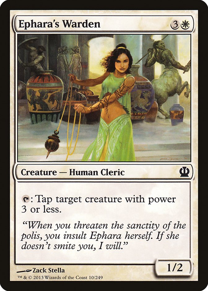 Ephara's Warden 10 (Theros)  - Foil | Good Games Adelaide SA
