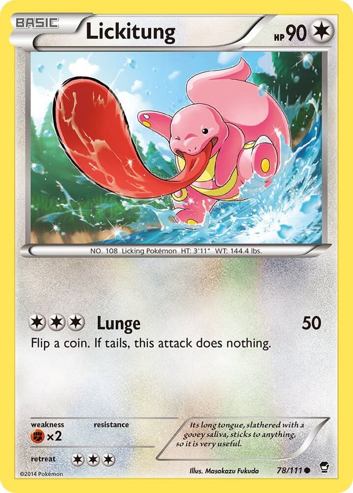 Lickitung 78/111 (XY - Furious Fists)  | Good Games Adelaide SA