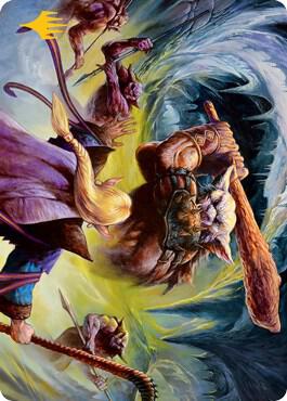 Den of the Bugbear 34 81 Art Card Gold Stamped 34 (Art Series: Adventures in the Forgotten Realms)  | Good Games Adelaide SA