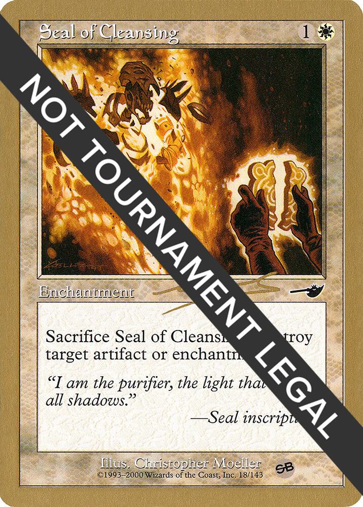 Seal of Cleansing 2000 Nicolas Labarre NMS SB nl18sb/117 (World Championship Decks)  | Good Games Adelaide SA