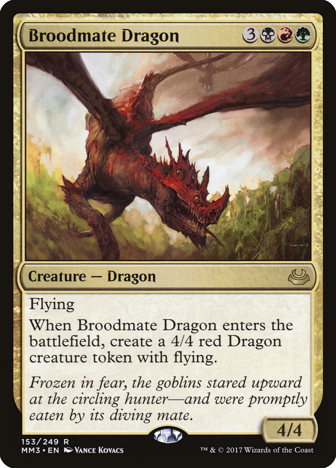 Broodmate Dragon [Modern Masters 2017] | Good Games Adelaide SA