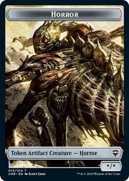 Horror Zombie Double Sided Token 10 // 6 (Commander Legends)  - Foil | Good Games Adelaide SA
